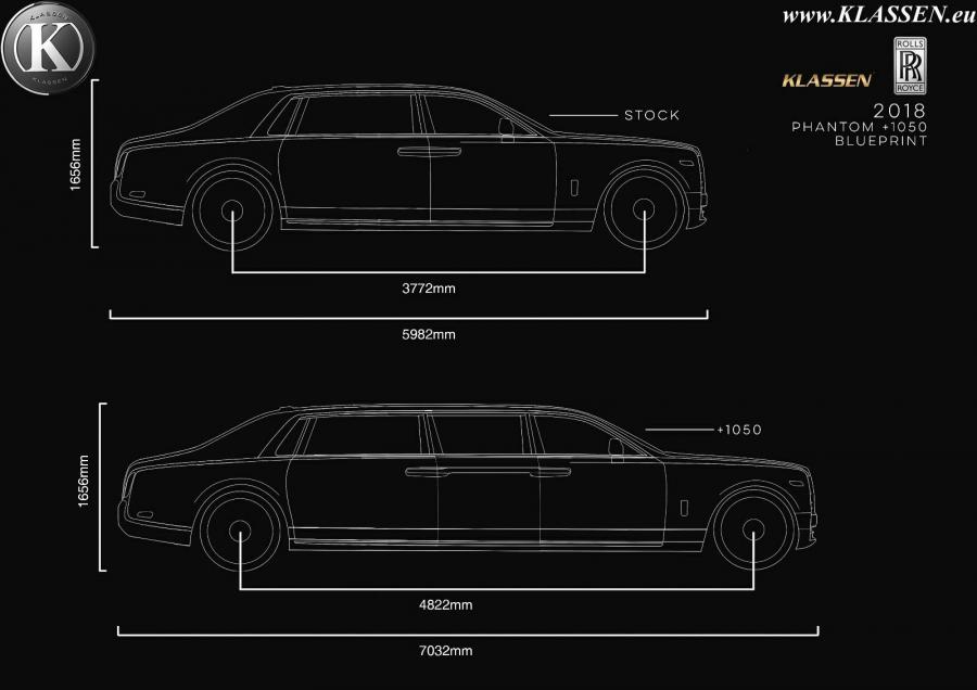 Эскиз Rolls-Royce Phantom by Klassen 2019 года  (фото 5 из 7)